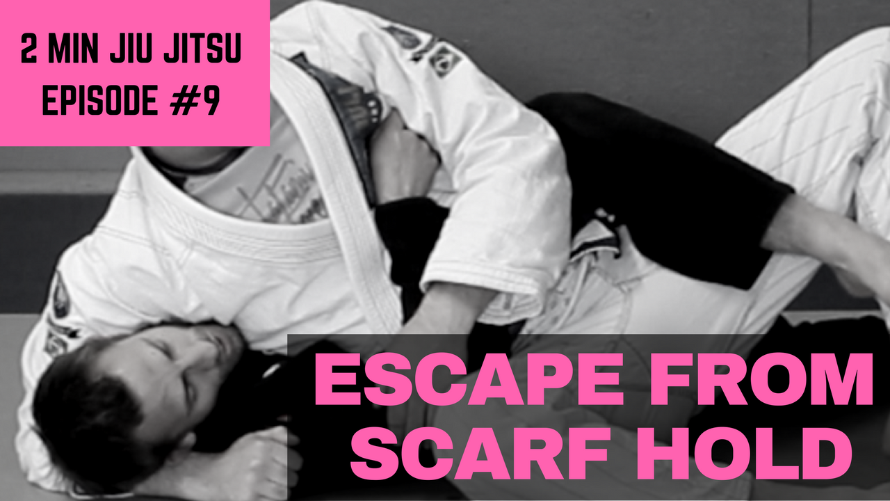 2 Minute Jiu Jitsu Ep 9: Scarf Hold Escape to Back