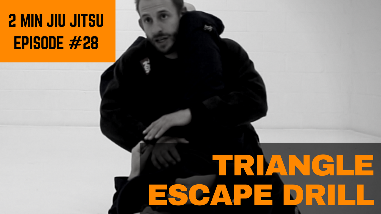 2 Minute Jiu Jitsu Ep 28: Triangle Escape Drill