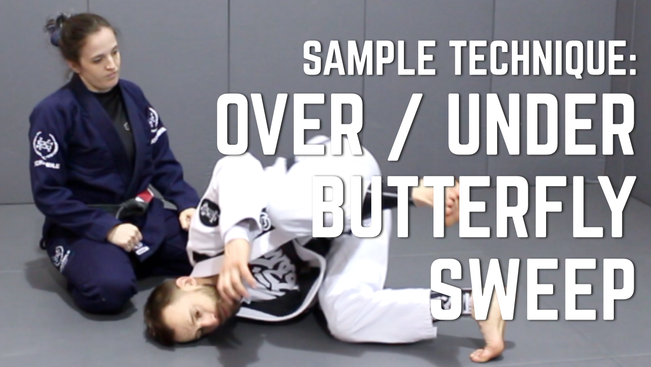 Beginner's BJJ Curriculum Sample: Over/Under Butterfly Sweep