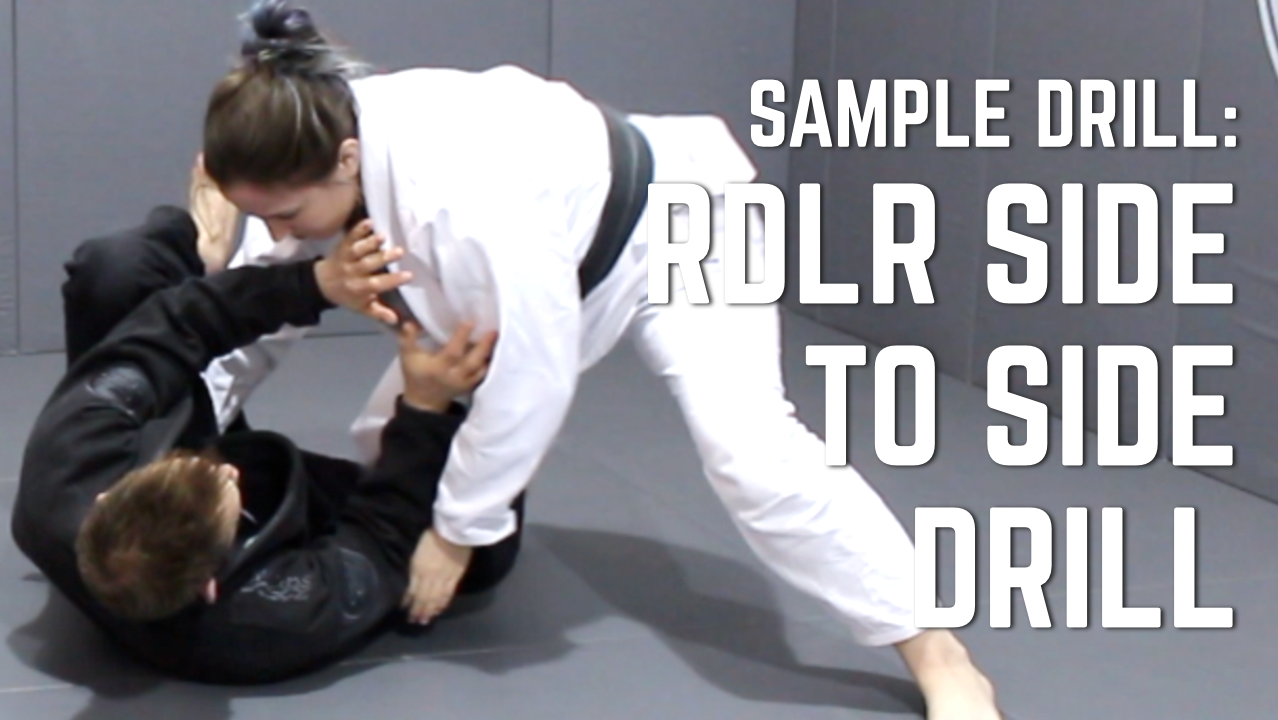 Beginner's BJJ Curriculum Sample Drill: RDLR Side To Side Drill