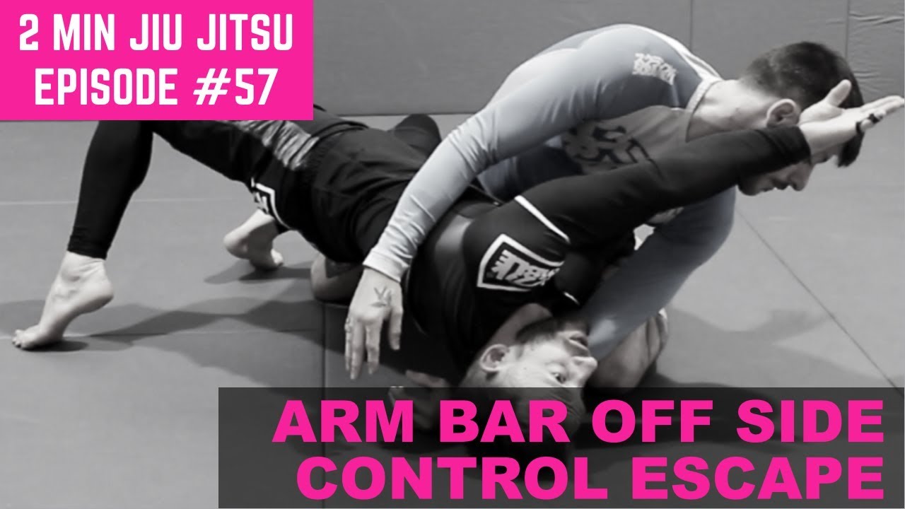 2 minute Jiu Jitsu ep57: Arm Bar Off Side Control Escape